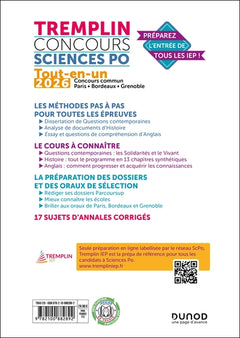Tremplin Concours Sciences Po Tout-en-un 2026