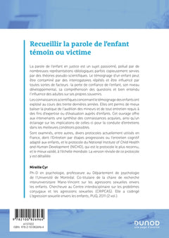Recueillir la parole de l'enfant témoin ou victime - 3e éd.