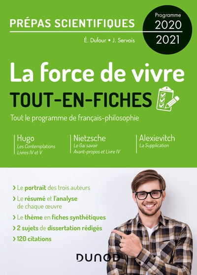 La force de vivre - Tout-en-fiches - Prépas scientifiques Programme 2020-2021