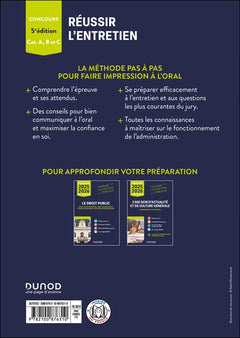 Réussir l'entretien - Catégories A, B, C
