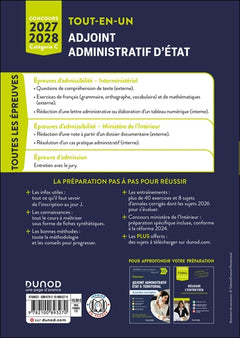Concours Adjoint administratif d'Etat - 2027-2028 - Externe et interne