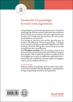 Introduction à la psychologie du travail et des organisations - 6e éd.