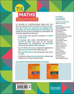 Cahier de calcul en maths Terminale