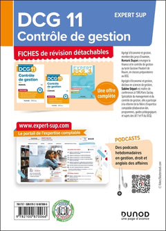 DCG 11 Contrôle de gestion - Fiches de révision - 3e éd.