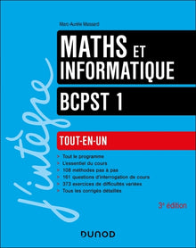 Maths et informatique tout-en-un BCPST 1re année - 3e éd.