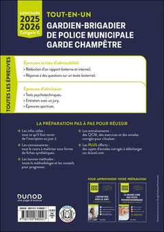 Concours Gardien-brigadier de police municipale - Garde champêtre Tout-en-un - 2025-2026