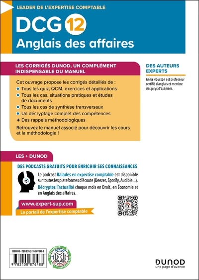 DCG 12 - Anglais des affaires - Corrigés - 3e éd.