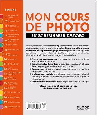 Mon cours de photo en 20 semaines chrono