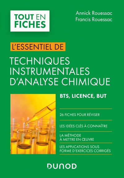 Techniques instrumentales d'analyse chimique - L'essentiel