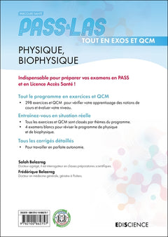 PASS & LAS Tout en QCM - Physique, Biophysique