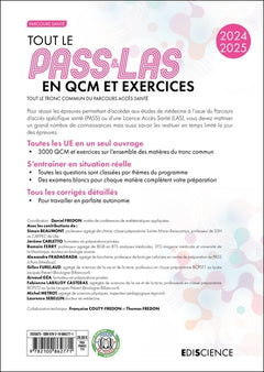 Tout le PASS & LAS en QCM et exercices 2024-2025