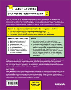 La boîte à outils pour prendre la parole en public - 2e éd.