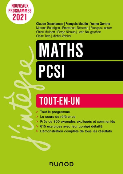 Maths PCSI - Tout-en-un