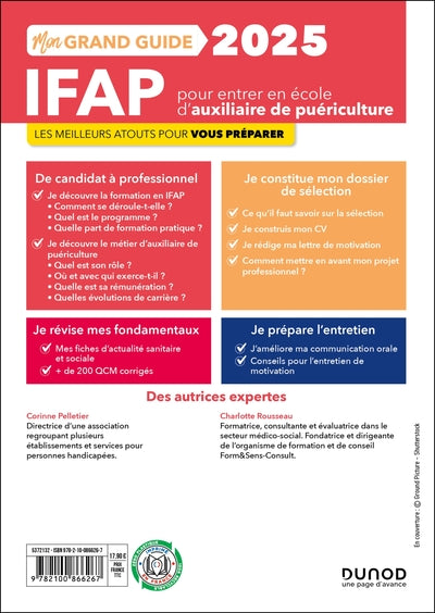 Mon grand guide IFAP 2025 pour entrer en école d'auxiliaire de puériculture