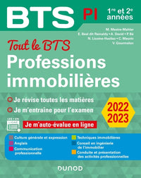 Tout le BTS Professions immobilières - 2022-2023