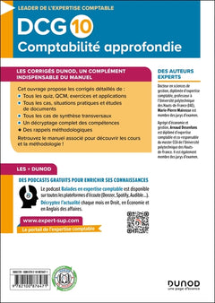 DCG 10 - Comptabilité approfondie - Corrigés 2025-2026