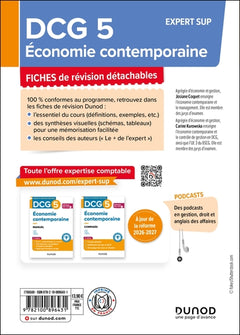 DCG 5 Economie contemporaine - Fiches de révision - 3e éd.
