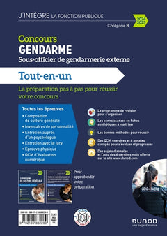 Concours Gendarme - Sous-officier de gendarmerie externe - 2024/2025