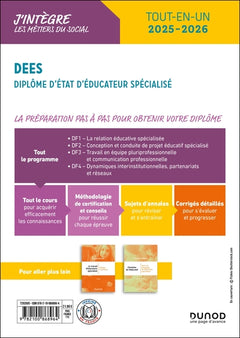 DEES - DF 1 à 4 - Diplôme d'État d'éducateur spécialisé - 2e éd.