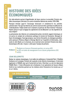 Aide-mémoire - Histoire des idées économiques - 2e éd.