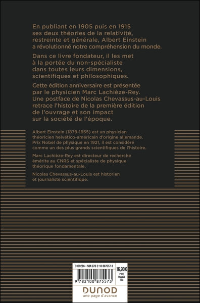 La théorie de la relativité restreinte et générale