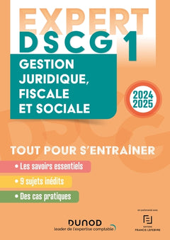 DSCG 1 - Expert - Gestion juridique, fiscale et sociale