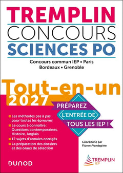 Tremplin Concours Sciences Po Tout-en-un 2027