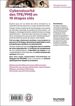 Cybersécurité des TPE/PME en 10 étapes clés