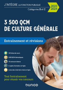 3500 qcm d'actualité et de culture générale - 2023-2024