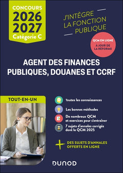 Concours commun Agent des finances publiques, douanes et CCRF - 2026-2027