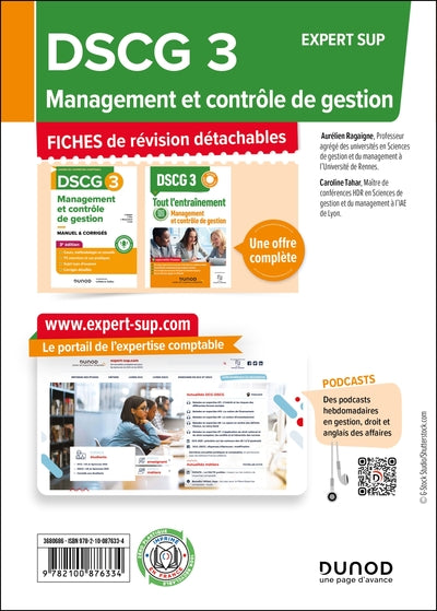 DSCG 3 Management et contrôle de gestion - Fiches 2025-2026