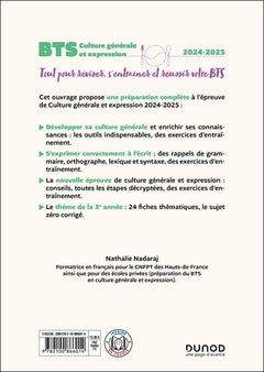 BTS Culture générale et Expression 2024-2025