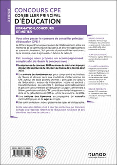 Concours CPE - Conseiller principal d'éducation - 6e éd.