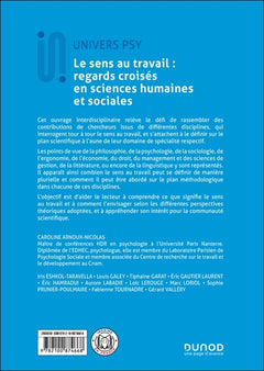 Le sens au travail