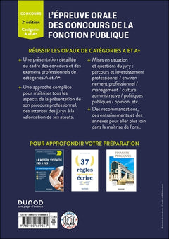 L'épreuve orale des concours de la fonction publique catégories A et A+