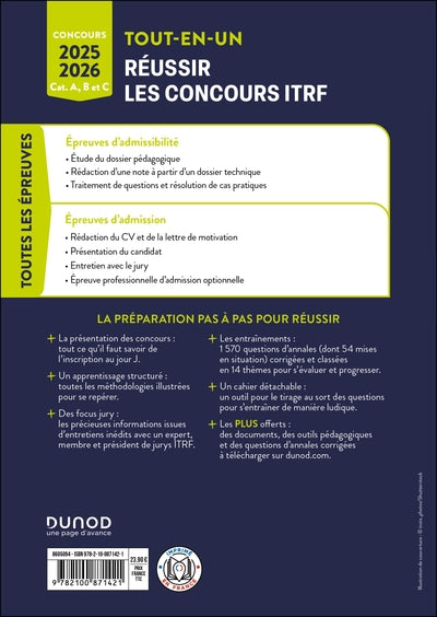 Réussir les concours ITRF 2025-2026