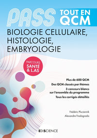 Pass Tout en QCM - Biologie cellulaire, Histologie, Embryologie