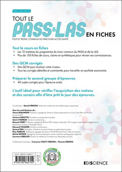 Tout le PASS & LAS en fiches 2024-2025