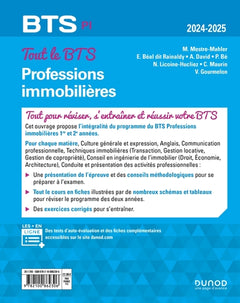 Tout le BTS Professions immobilières - 2024-2025