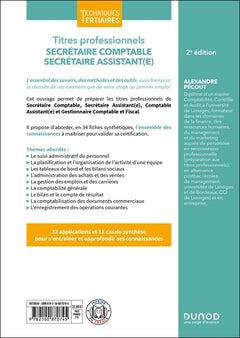Titres professionnels - Secrétaire Comptable et Secrétaire Assistant(e) - 2e éd.