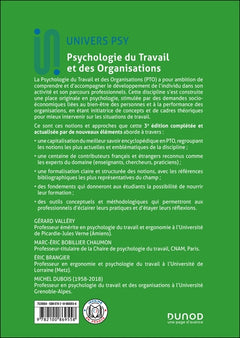 Psychologie du travail et des organisations : 120 notions clés