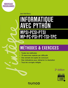 Informatique avec Python - Méthodes et exercices