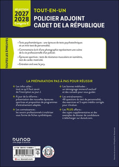 Sélection Policier adjoint et Cadet de la République - Tout-en-un - 2027-2028 - Réforme