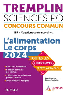 Tremplin Concours IEP Questions contemporaines 2024: L'Alimentation. Le Corps