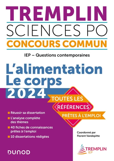 Tremplin Concours IEP Questions contemporaines 2024: L'Alimentation. Le Corps