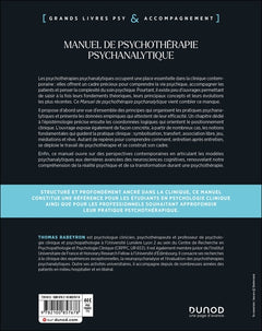 Manuel de psychothérapie psychanalytique