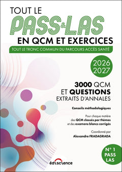 Tout le PASS & LAS en QCM et exercices 2026-2027