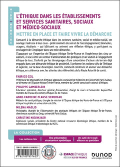 L'éthique dans les établissements et services sanitaires, sociaux et médico-sociaux