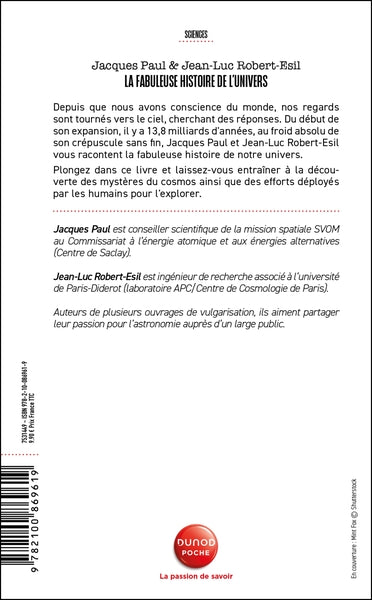 la fabuleuse histoire de l'univers
