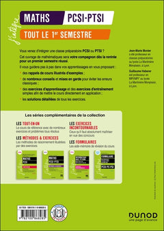 Maths PCSI-PTSI - Tout le 1er semestre